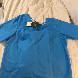 Just female park blouse. Malibu blue. Boutique designer, never been worn